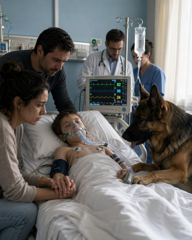 Die Ärzte hatten die Familie darauf vorbereitet, Abschied zu nehmen – bis der Hund des Jungen die Intensivstation betrat und etwas völlig Unerwartetes geschah…