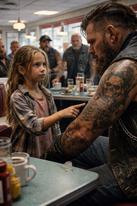 Ein kleines Mädchen tritt durch die Tür einer Biker-Bar, und innerhalb weniger Sekunden reicht ein längst vergessener Name aus, um die Ruhe zu zerstören und Männer erzittern zu lassen – Männer, die sonst vor nichts Angst haben