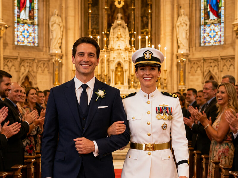 Sie haben meine Hochzeitskleider zerrissen, um mich zu demütigen… Doch meine Antwort war kein Wutausbruch… sondern eine weiße Uniform, geschmückt mit zwei goldenen Sternen