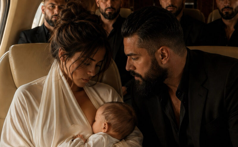 Ich fütterte das hungrige Baby eines mächtigen Mafia-Bosses an Bord eines Privatjets ... und wenige Augenblicke später sagte er mir, dass ich niemals nach Hause zurückkehren könnte