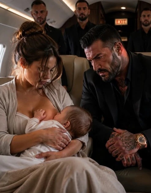 Ich fütterte das hungrige Baby eines mächtigen Mafia-Bosses an Bord eines Privatjets ... und wenige Augenblicke später sagte er mir, dass ich niemals nach Hause zurückkehren könnte
