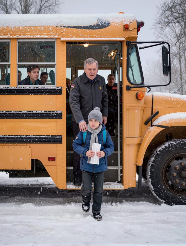 Ein elfjähriger Junge wurde wegen eines alten Fahrscheins aus dem Bus geworfen und musste sechs Kilometer durch den Schnee nach Hause laufen ... Was ihm an diesem Tag passierte, schockierte die ganze Nachbarschaft