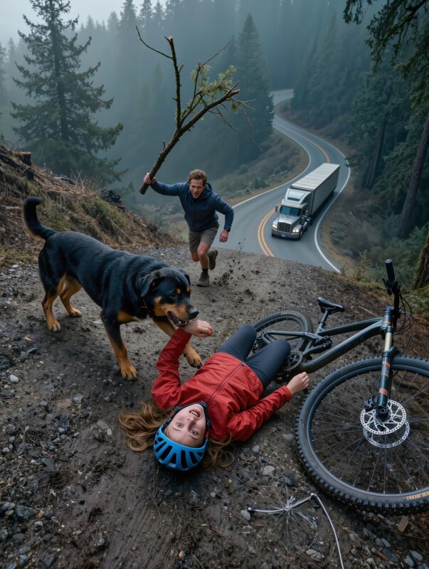 Ein riesiger Rottweiler stürmte aus dem Wald und riss meine zehnjährige Nichte vom Fahrrad … Doch dann ließ mich ein unerwartetes Detail erstarren