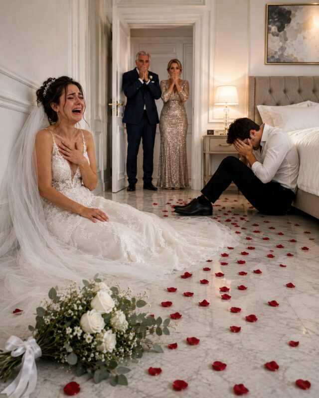In ihrer Hochzeitsnacht stieß die Braut einen herzzerreißenden Schrei aus... Ihre Schwiegermutter eilte ins Zimmer und fand sie zitternd auf dem Boden, während ihr Sohn flüsterte: „Sie musste dafür bezahlen...“