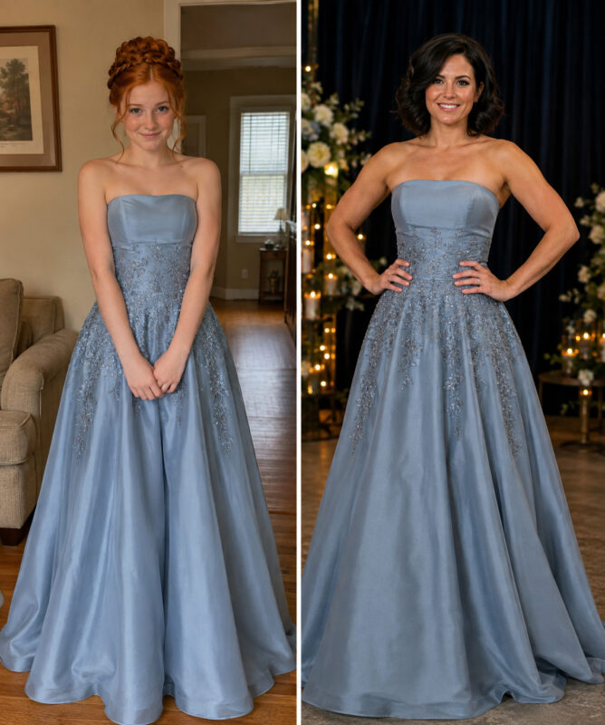Meine Stiefmutter ließ heimlich mein Abschlussballkleid kopieren und tauchte dann in exakt demselben Kleid auf – nur um mich zu demütigen... Doch was mein Tanzpartner danach tat, versetzte fast 200 Menschen völlig in Schock
