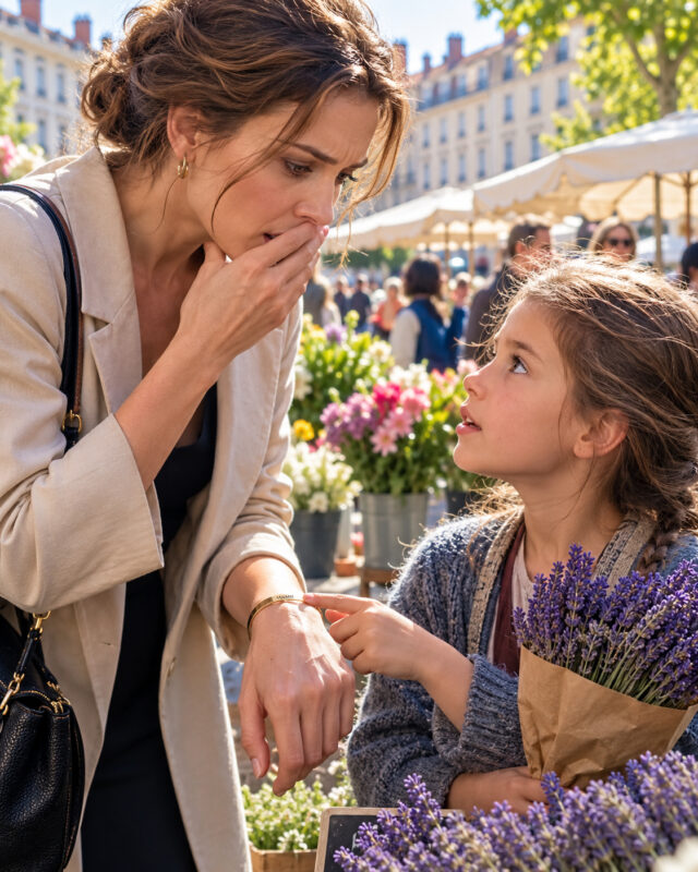 Ein kleines Mädchen verkauft Blumensträuße, um ihre Mutter zu retten… Dann enthüllt ein einfacher Satz über ein goldenes Armband ein seit dreißig Jahren verborgenes Familiengeheimnis