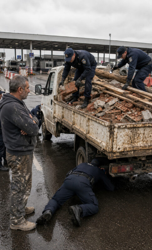 Jeden Tag überquerte ein Mann mit einem alten Lastwagen voller Bauschutt die Grenze. Die Zollbeamten durchsuchten seine Ladung systematisch, weil sie überzeugt waren, dass er Schmuggelware transportierte… Doch als die Wahrheit schließlich ans Licht kam, blieb allen die Sprache weg