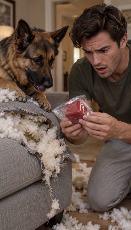 Rex hatte noch nie ein Möbelstück zerstört ... Doch an diesem Tag zerfetzte er das Sofa so lange, bis Thomas etwas entdeckte, das darin versteckt war ...