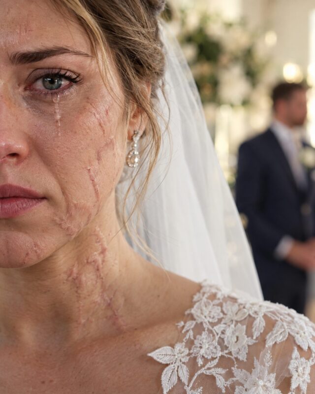 Bei meiner Hochzeit betrachtete meine Tante vor dem ganzen Saal die Narben in meinem Gesicht und sagte laut: „Daniel muss blind sein, wenn er so etwas heiratet …“