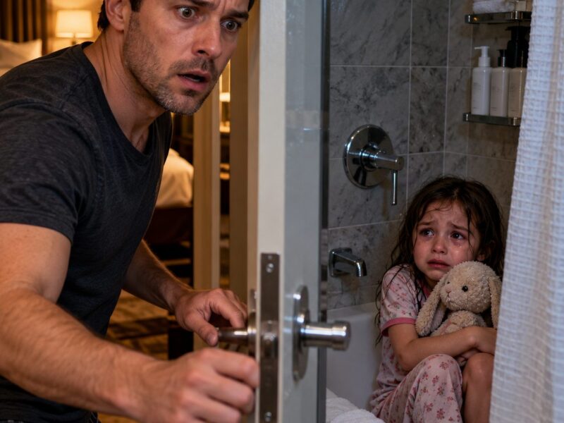 Ich hatte gerade mein Hotelzimmer bezogen, als ich ein kleines Mädchen im Badezimmer weinen hörte… Doch als ich die Tür öffnete, entdeckte ich etwas, das mir das Blut in den Adern gefrieren ließ...