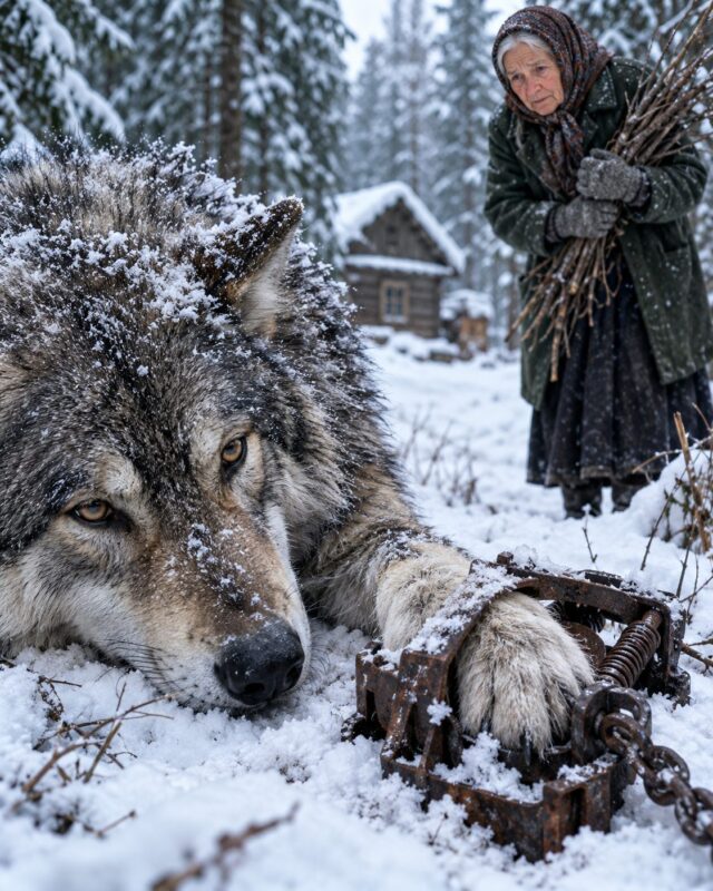 Mit 72 Jahren riskierte sie ihr Leben, um einen Wolf zu retten … Doch am nächsten Morgen umzingelten 20 Wölfe ihr Haus! Was sie wollten, machte sie sprachlos …