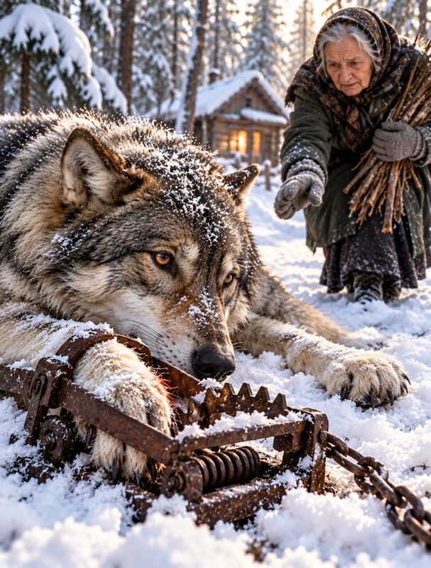 Mit 72 Jahren riskierte sie ihr Leben, um einen Wolf zu retten … Doch am nächsten Morgen umzingelten 20 Wölfe ihr Haus! Was sie wollten, machte sie sprachlos …