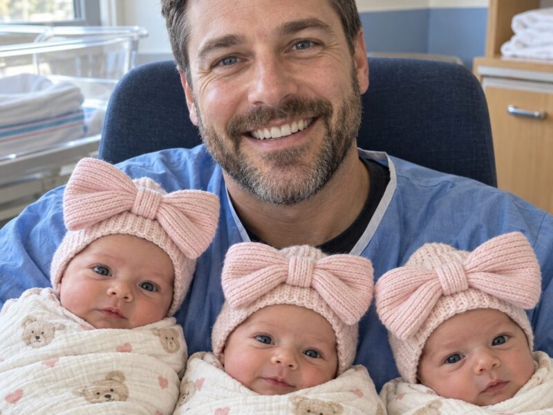 Nach zehn Jahren voller Kummer brachte ich endlich Drillinge zur Welt. Mein Mann nahm zwei von ihnen in die Arme und weinte vor Freude... Dann nahm er das dritte Baby, bemerkte etwas an ihrem Hals, wurde blass und flüsterte: „Diese Kleine … wir können sie nicht behalten“
